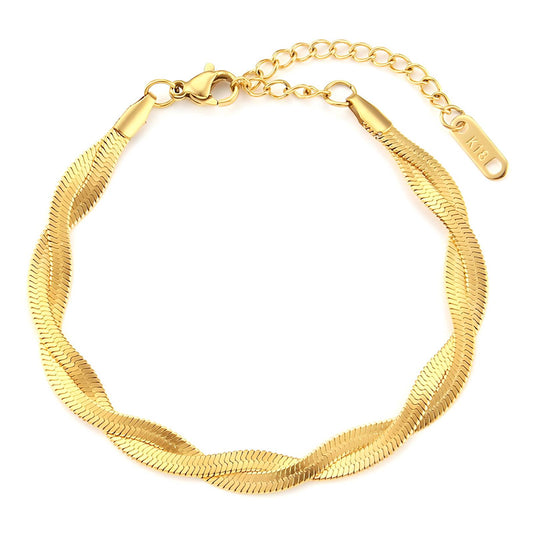 Sophia herringbone bracelet